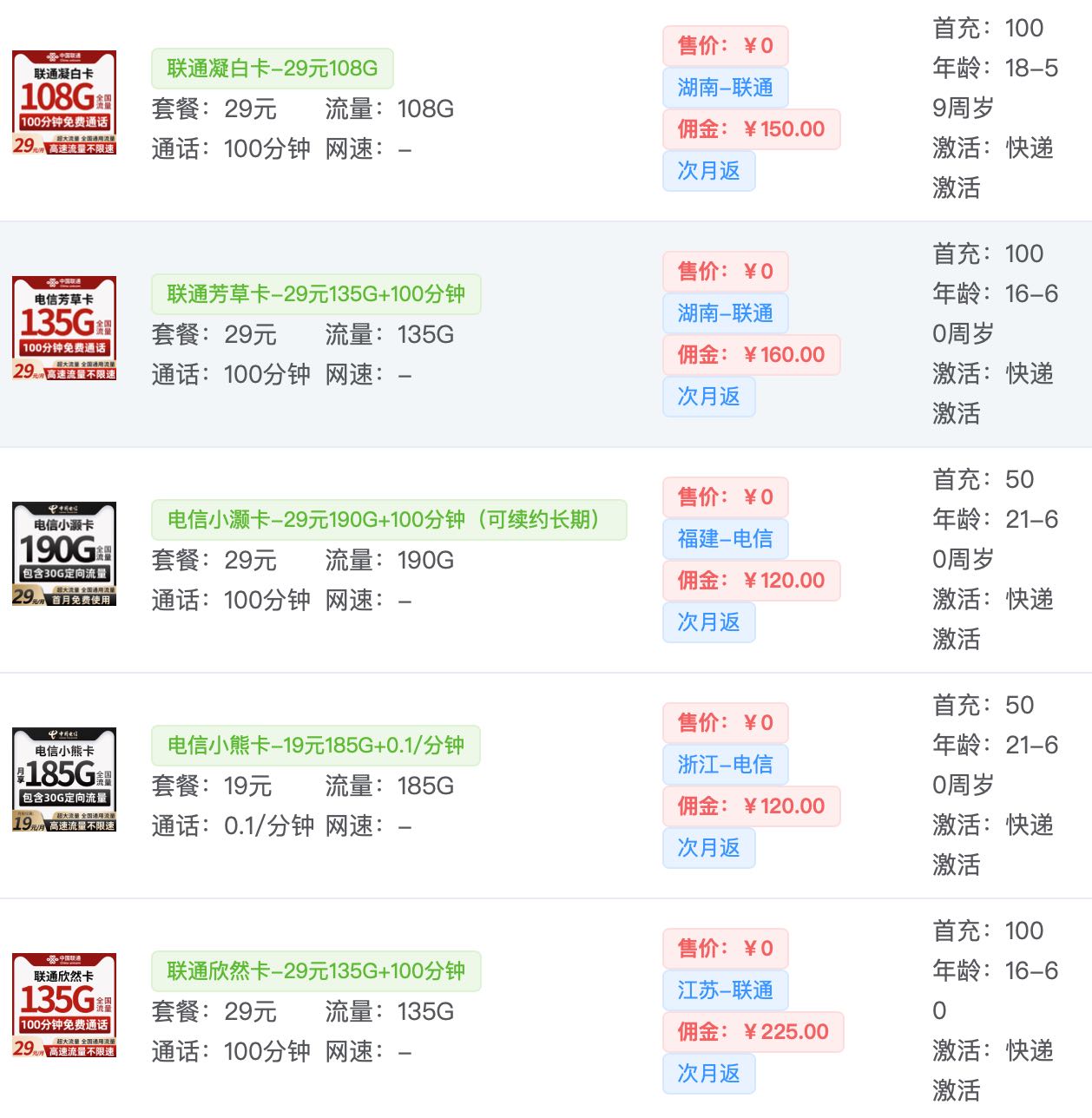 国古通信号卡代理注册方法，推广手机卡拿高佣金